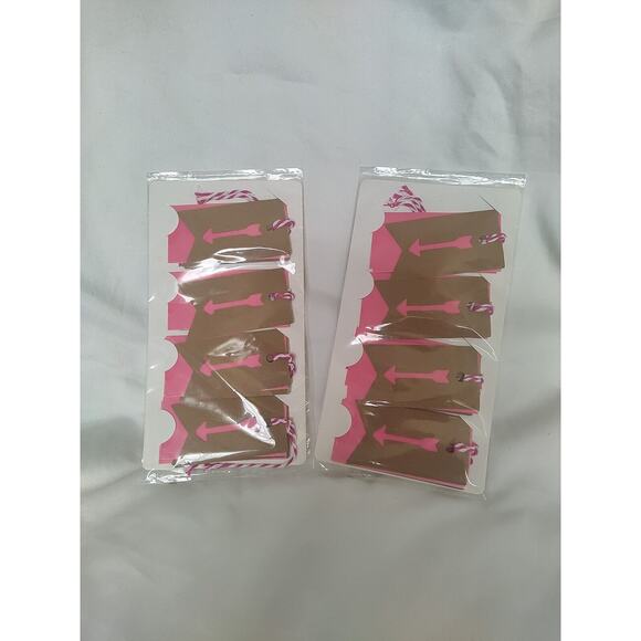 Craft Smart Arrow Tags Paper Craft Gifts Scrapbooking Purple Pink Blue - Picture 4 of 8